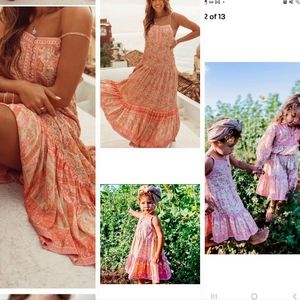 Spell And The Gypsy Collective Poinciana Strappy Dress Gown Size M